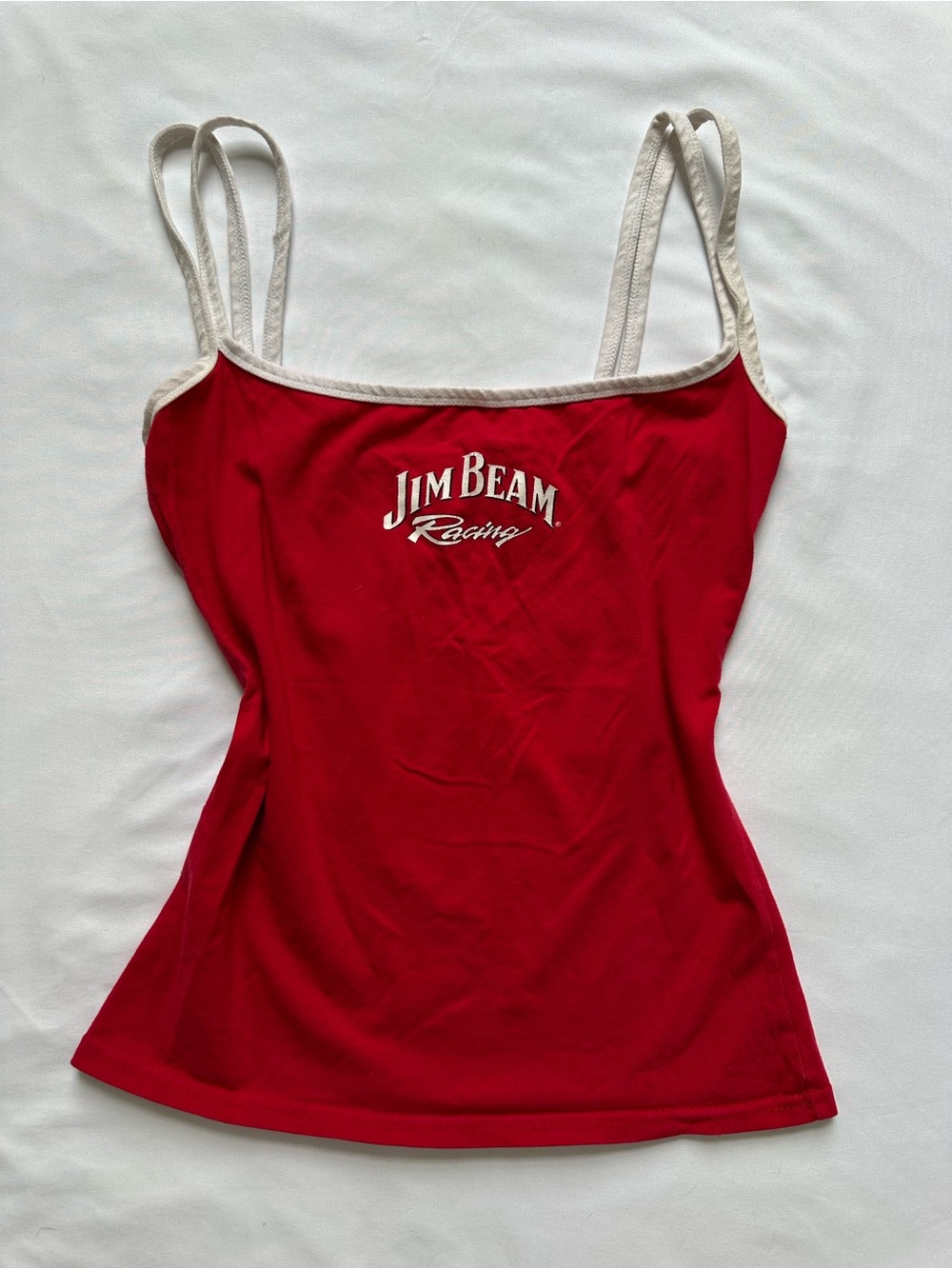 Jim Beam Racing Red Tank with White Trim